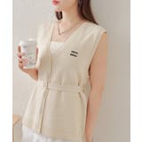 【Chico】ロゴ刺繍ルーズベスト | PAL GROUP OUTLET | 詳細画像9