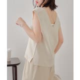 【Chico】ロゴ刺繍ルーズベスト | PAL GROUP OUTLET | 詳細画像1