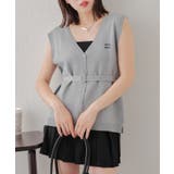 【Chico】ロゴ刺繍ルーズベスト | PAL GROUP OUTLET | 詳細画像20