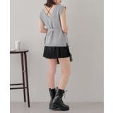 【Chico】ロゴ刺繍ルーズベスト | PAL GROUP OUTLET | 詳細画像23