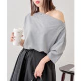 GRY | 【Chico】ラメワンショルSWT | PAL GROUP OUTLET