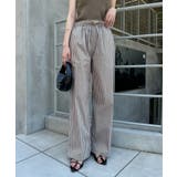 BEI | 【mystic】ストライプパジャマパンツ | PAL GROUP OUTLET