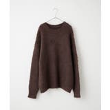 BRN | 【Kastane】SHAGGY KNIT PULLOVER | PAL GROUP OUTLET