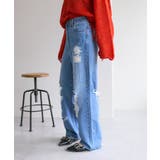 【w closet】ダメージデニムパンツ | PAL GROUP OUTLET | 詳細画像8