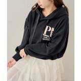 BK | 【Chico】ロゴフードパーカー | PAL GROUP OUTLET