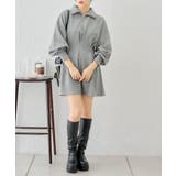 【Chico】ハーフZIPフレアスウェットミニOP | PAL GROUP OUTLET | 詳細画像9