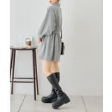 【Chico】ハーフZIPフレアスウェットミニOP | PAL GROUP OUTLET | 詳細画像10