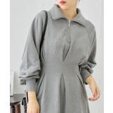 【Chico】ハーフZIPフレアスウェットミニOP | PAL GROUP OUTLET | 詳細画像15