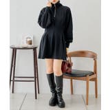 【Chico】ハーフZIPフレアスウェットミニOP | PAL GROUP OUTLET | 詳細画像17