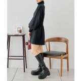 【Chico】ハーフZIPフレアスウェットミニOP | PAL GROUP OUTLET | 詳細画像19