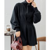 【Chico】ハーフZIPフレアスウェットミニOP | PAL GROUP OUTLET | 詳細画像20