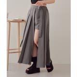 GRY | 【Chico】ラッププリーツSK+SPT | PAL GROUP OUTLET