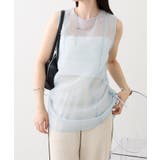 BLU | 【mystic】シアーノースリブラウス | PAL GROUP OUTLET