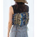 【Kastane】バティック柄ギャザービスチェ | PAL GROUP OUTLET | 詳細画像34