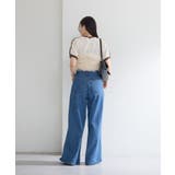 【Kastane】クラッシュデニムワイドパンツ | PAL GROUP OUTLET | 詳細画像9