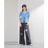 【Kastane】クラッシュデニムワイドパンツ | PAL GROUP OUTLET | 詳細画像28