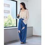 【Kastane】クラッシュデニムワイドパンツ | PAL GROUP OUTLET | 詳細画像3