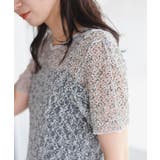 【Kastane】レースフラワー半袖ワンピース | PAL GROUP OUTLET | 詳細画像14