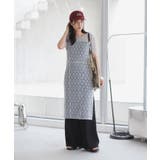 【Kastane】レースフラワー半袖ワンピース | PAL GROUP OUTLET | 詳細画像1