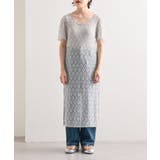 【Kastane】レースフラワー半袖ワンピース | PAL GROUP OUTLET | 詳細画像27
