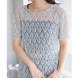 【Kastane】レースフラワー半袖ワンピース | PAL GROUP OUTLET | 詳細画像7