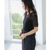 【Kastane】レースフラワー半袖ワンピース | PAL GROUP OUTLET | 詳細画像34