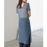 SAX | 【Kastane】レースフラワー半袖ワンピース | PAL GROUP OUTLET