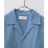 【Kastane】OPEN COLLAR SHIRT WITH PATCH | PAL GROUP OUTLET | 詳細画像3