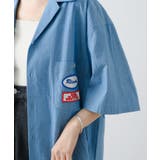 【Kastane】OPEN COLLAR SHIRT WITH PATCH | PAL GROUP OUTLET | 詳細画像8