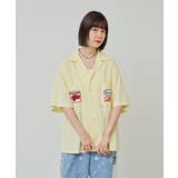 YEL | 【Kastane】OPEN COLLAR SHIRT WITH PATCH | PAL GROUP OUTLET
