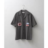 【Kastane】OPEN COLLAR SHIRT WITH PATCH | PAL GROUP OUTLET | 詳細画像24