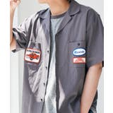 【Kastane】OPEN COLLAR SHIRT WITH PATCH | PAL GROUP OUTLET | 詳細画像26