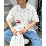 OFF | 【Kastane】OPEN COLLAR SHIRT WITH PATCH | PAL GROUP OUTLET