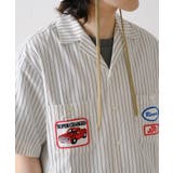 【Kastane】OPEN COLLAR SHIRT WITH PATCH | PAL GROUP OUTLET | 詳細画像31