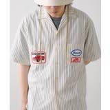 【Kastane】OPEN COLLAR SHIRT WITH PATCH | PAL GROUP OUTLET | 詳細画像32