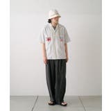 【Kastane】OPEN COLLAR SHIRT WITH PATCH | PAL GROUP OUTLET | 詳細画像33