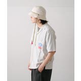 【Kastane】OPEN COLLAR SHIRT WITH PATCH | PAL GROUP OUTLET | 詳細画像36