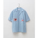 【Kastane】OPEN COLLAR SHIRT WITH PATCH | PAL GROUP OUTLET | 詳細画像38