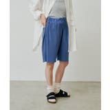 BLUE | 【Kastane】REVERSIBLE PILE SHORTS | PAL GROUP OUTLET