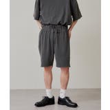 CHARCOAL | 【Kastane】REVERSIBLE PILE SHORTS | PAL GROUP OUTLET