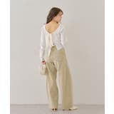 【Chico】バッグ開きリボンリブニット | PAL GROUP OUTLET | 詳細画像21 