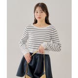 【Chico】バッグ開きリボンリブニット | PAL GROUP OUTLET | 詳細画像4 