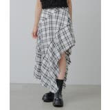 WHT | 【RAY CASSIN】チェックアシメSK | PAL GROUP OUTLET