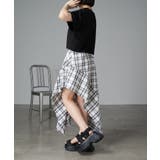 【RAY CASSIN】チェックアシメSK | PAL GROUP OUTLET | 詳細画像11