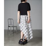 【RAY CASSIN】チェックアシメSK | PAL GROUP OUTLET | 詳細画像12