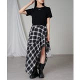 【RAY CASSIN】チェックアシメSK | PAL GROUP OUTLET | 詳細画像13