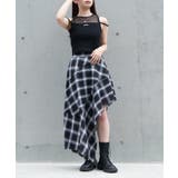 【RAY CASSIN】チェックアシメSK | PAL GROUP OUTLET | 詳細画像19