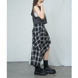 【RAY CASSIN】チェックアシメSK | PAL GROUP OUTLET | 詳細画像26