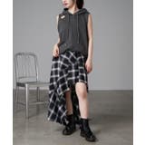 【RAY CASSIN】チェックアシメSK | PAL GROUP OUTLET | 詳細画像28