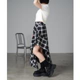 【RAY CASSIN】チェックアシメSK | PAL GROUP OUTLET | 詳細画像32